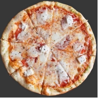 PIZZA MARGHERITA WITH FETAKI CHEESE